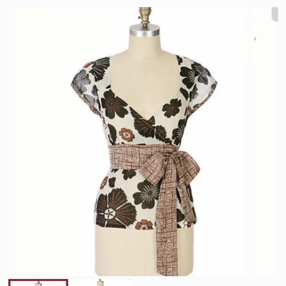 Anthropologie edme & esyllte size 4 Echo Park top